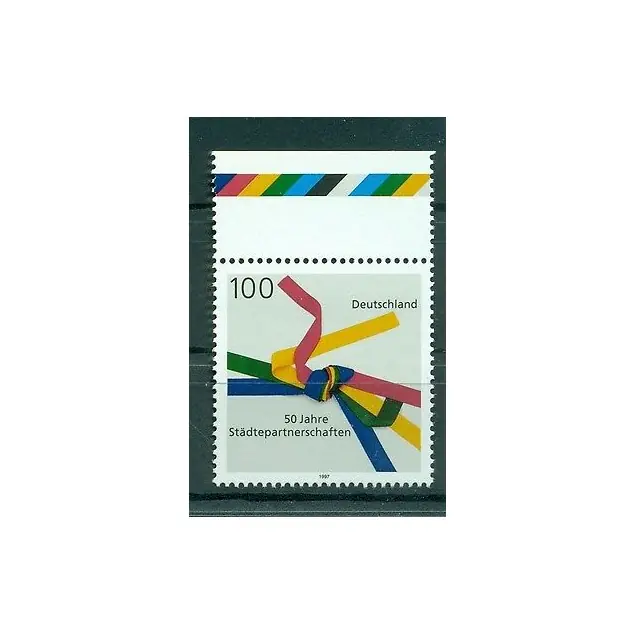 Allemagne  1997 - Michel n. 1917 - Cinquantenaire des jumelages de villes Solde
