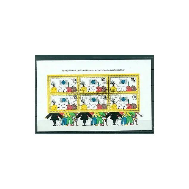 Allemagne 1990 - Michel feuillet n. 21 - 10e Exposition philatélique de la Jeunesse Dernier Modèle