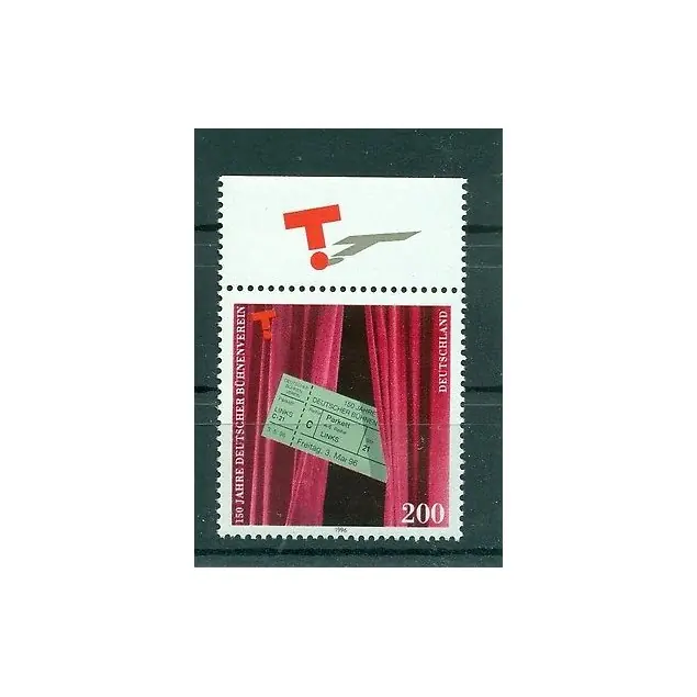 Livraison Gratuite Allemagne  1996 - Michel n. 1857 - Association des théâtres allemands