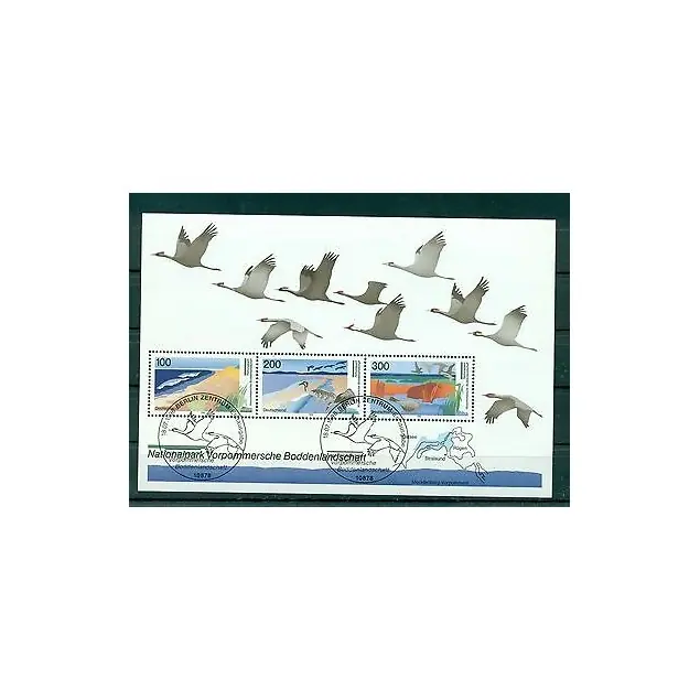 Meilleure Vente Allemagne  1996 - Michel feuillet n. 36 - Parc national du lagon de Poméranie occidentale