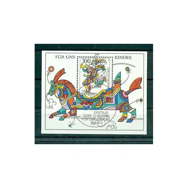Allemagne  1996 - Michel feuillet n. 35 - Pour nous les Enfants Tendance