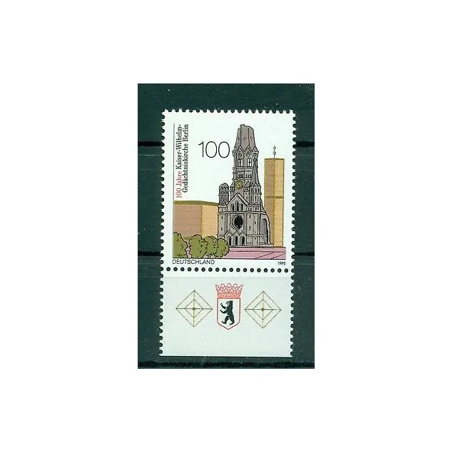 Allemagne  1995 - Michel n. 1812 - Eglise du souvenir de l'Empereur Guillaume Édition Limitée