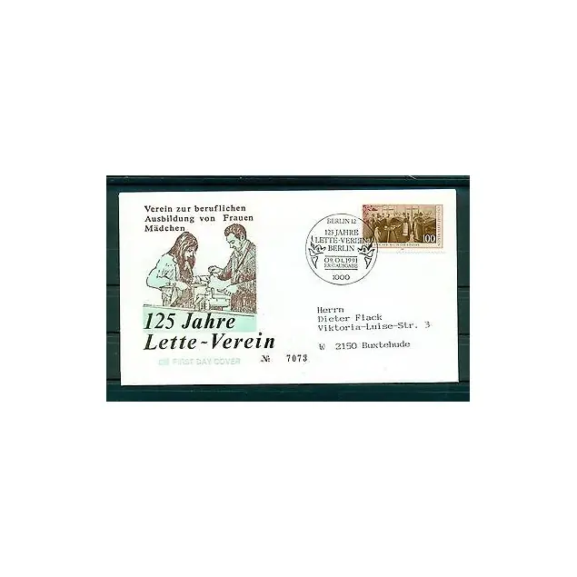 Allemagne 1991 - Y & T n.1353 -  Association Lette Vente Flash