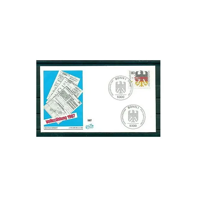 Meilleure Qualité Allemagne  1987 - Y & T n.1141 - Recensement de la population