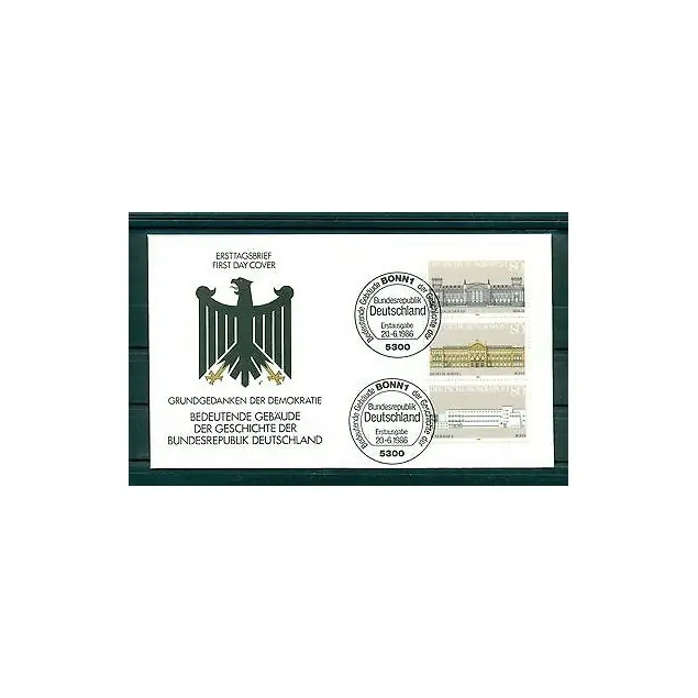 Livraison Mondiale Allemagne  1986 - Y & T n.1119/21 - Principes fondamentaux de la démocratie