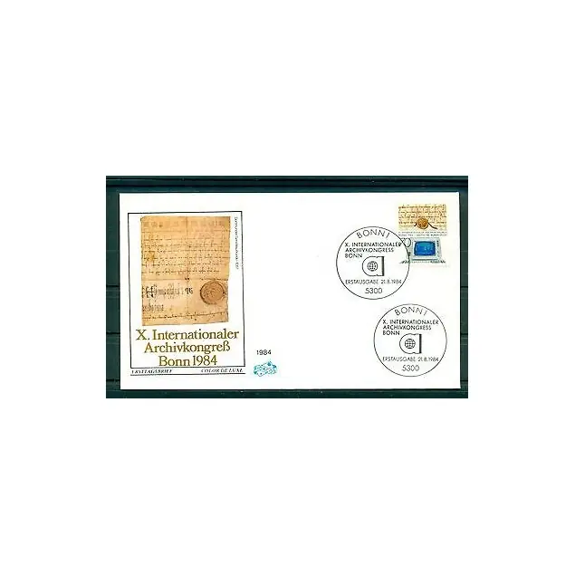 Allemagne  1984 - Y & T n.1053 - Xe Congrès international des archivistes Prix Cassé