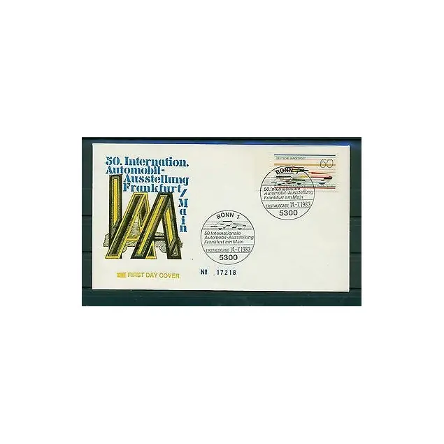 Allemagne  1983 - Y & T n.1014 - 50e Salon international de l'automobile Prix Cassé