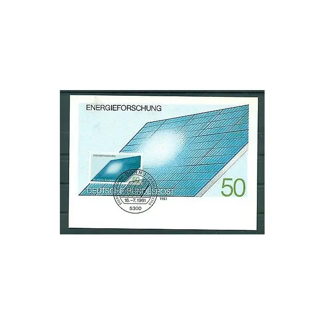 Allemagne  1981 - Y & T n.932 - Recherche d'énergie Offre Limitée