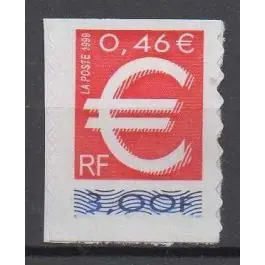 Timbre de collection France - 3215b Retour Gratuit