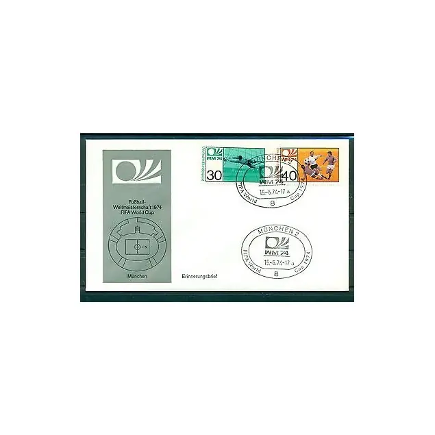 Garantie Incluse Allemagne 1974 - Y & T n.657/58 - Coupe du monde de football