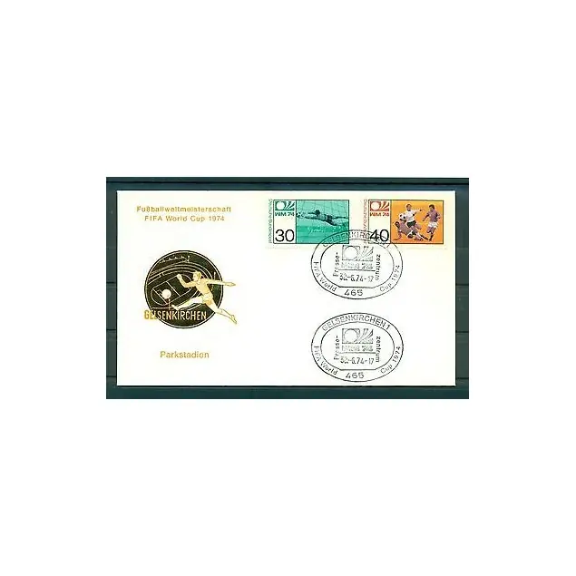 Allemagne 1974 - Y & T n.657/58 - Coupe du monde de football Bon Plan