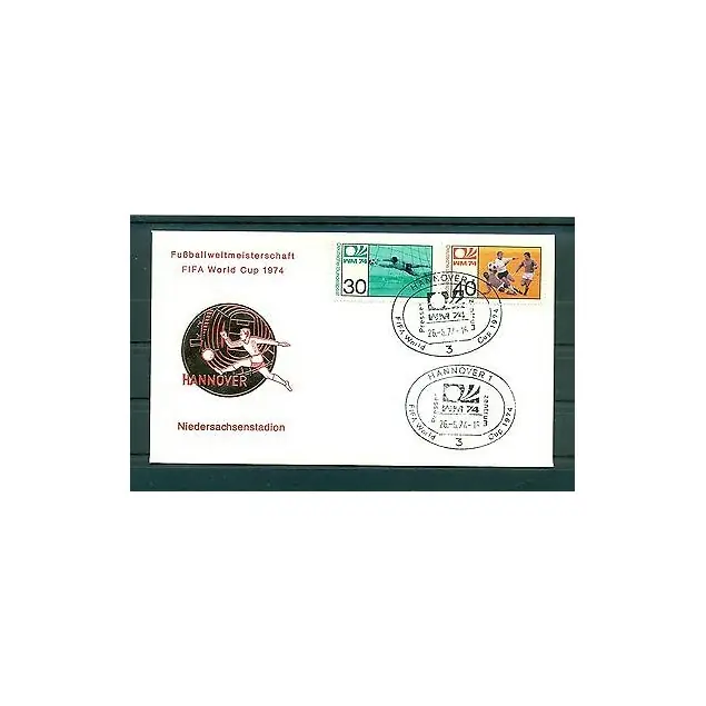 Original Allemagne 1974 - Y & T n.657/58 - Coupe du monde de football