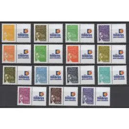 Timbre de collection France - 3688Ba à 3688Ra Personnalis TP Haute Qualité