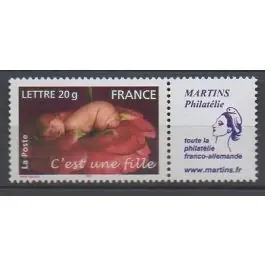 Livraison Mondiale Timbre de collection France - 3804Aa Personnalis TP