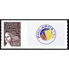 Timbre de collection France - 3729CA Personnalis PHILAPOSTEL AutoAdhsif Livraison Express