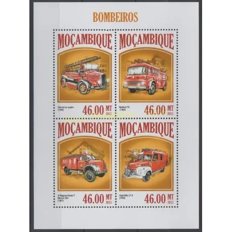Mozambique - 2013 - No 5717/5720 - Pompiers Édition Limitée