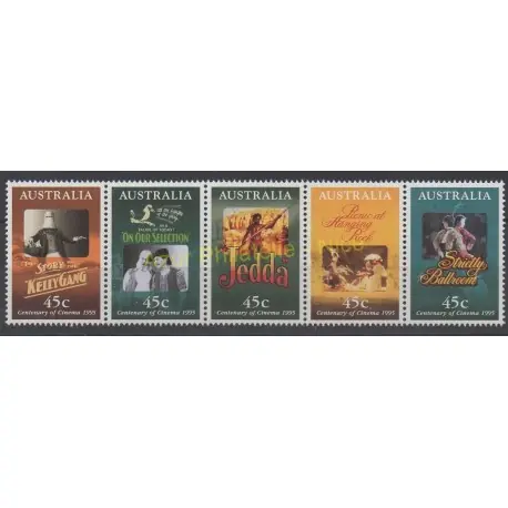 Prix Réduit Australie - 1995 - No 1440/1444 - Cinéma