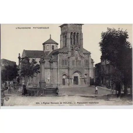 Carte postale 63 - L'Eglise Romane de Volvic Vente Directe