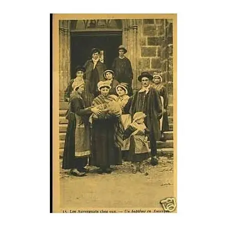 Expédié Aujourd’hui Carte postale 63 - Les auvergnats chez eux - Un bapteme
