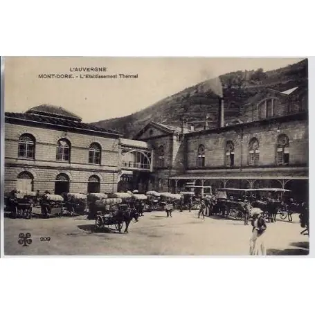 Carte postale 63 - Mont-Dore - L'etablissement thermal - Animee Nouvelle Collection