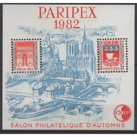 Prix Promo France - Feuillets CNEP - 1982 - No CNEP 3A - Sites