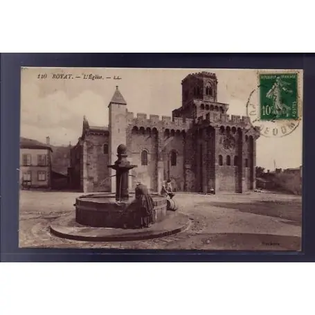 Meilleur Choix Carte postale 63 - Royat - L' eglise - Voyage - Dos divise
