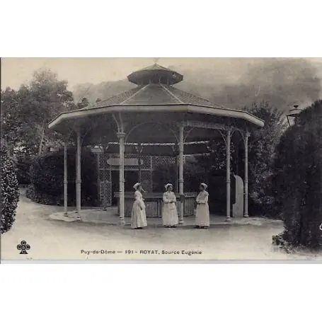 Carte postale 63 - Royat - Source Eugenie - Dos non divise Super Prix