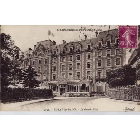 Top Qualité Carte postale 63 - Royat les bains - Le grand Hotel