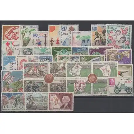 Offre Spéciale Monaco - année complète - 1963 - No 599/635