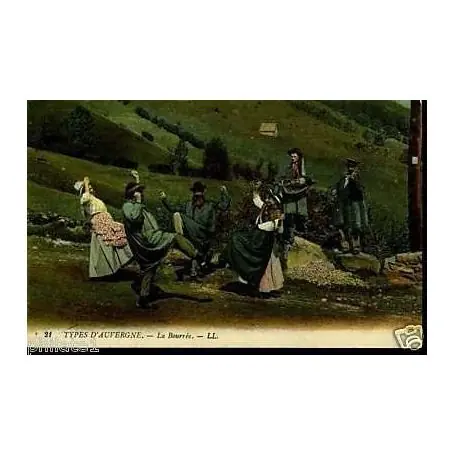 Dernière Chance Carte postale 63 - Types d'Auvergne - La Bourree