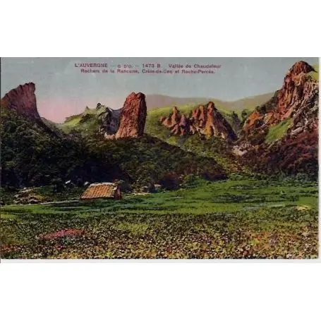 Carte postale 63 - Vallee de Chaudefour - Rocher de la rancune.. Achetez Aujourd’hui