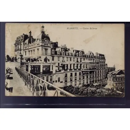 Carte postale 64 - Biarritz - Casino Bellevue - Voyage - Dos divise Seulement Aujourd’hui