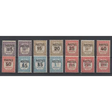 Monaco - 1937 - No 140/153 Édition Limitée