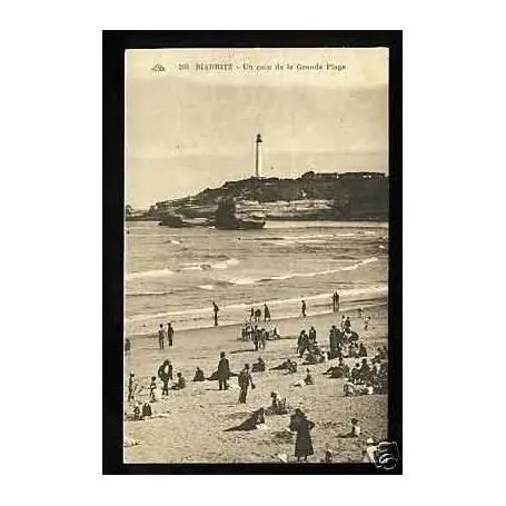 Bon Plan Carte postale 64 - Biarritz - Un coin de la grande plage
