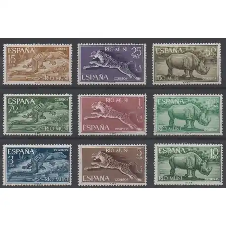 Petit Prix Rio Muni - 1964 - No 48/56 - Animaux