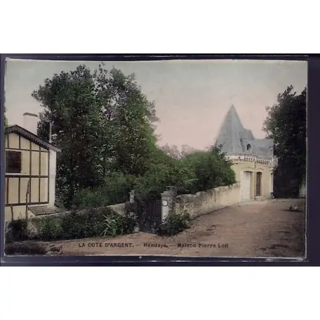 Carte postale 64 - Hendaye - Maison Pierre Loti - Non voyage - Dos divise Pas Cher