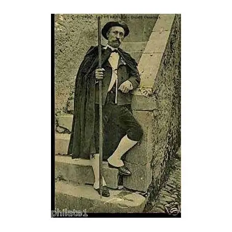 Promotion Saisonnière Carte postale 64 - Les Pyrenees - Guide de montagne Ossalois