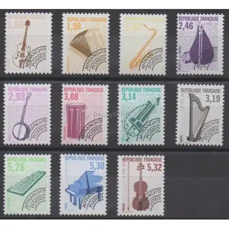 Offre Du Jour France - Préoblitérés - 1992 - No P213A et P214/P223 - Musique