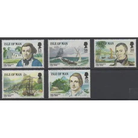 Man (Ile de) - 1989 - No 397/401 - Bateaux Commander Maintenant