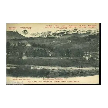 Soldes Carte postale 64 - Pau - Le Gave et les Pyrenees