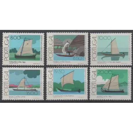 Achetez Aujourd’hui Portugal - 1981 - No 1494/1499 - Bateaux
