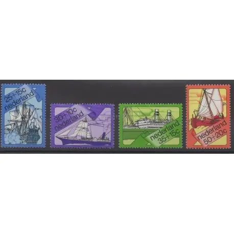 Pays-Bas - 1973 - No 978/981 - Bateaux Nouvelle Collection