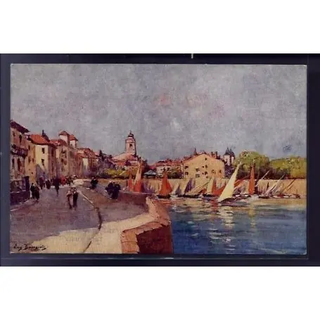 Paiement Sécurisé Carte postale 64 - Saint-Jean-de-Luz - Vieux port - Non voyage - Dos divise