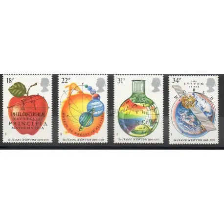 Livraison Express Grande-Bretagne - 1987 - No 1260/1263 - Sciences et techniques