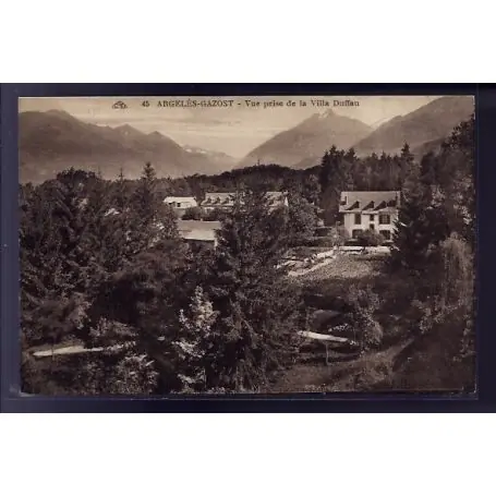 Commander Maintenant Carte postale 65 - Argeles-Gazost - vue prise de la villa Duffau - Voyage - Dos divise