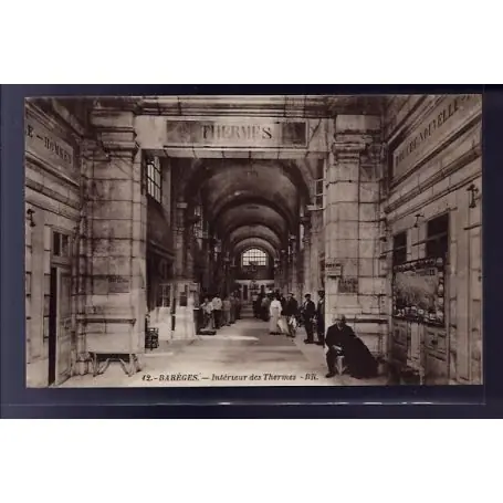 Exclusif Carte postale 65 - Bareges - Interieur des Thermes - Non voyage - Dos divise