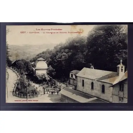 Dernière Chance Carte postale 65 - Capvern - La chapelle et nouvel etablissement - Voyage - Dos divise