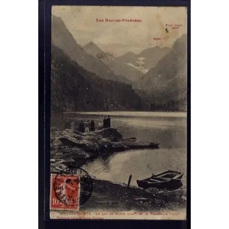 Bon Plan Carte postale 65 - Cauterets - le lac de Gaube et le Vignemale - Voyage - Dos divise