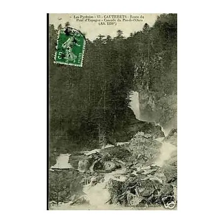 Expédié Aujourd’hui Carte postale 65 - Cauterets - Rte du pont d'Espagne - Pas de l'Ours