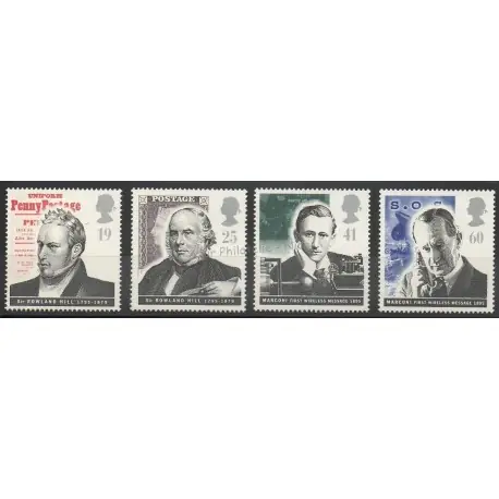 Grande-Bretagne - 1995 - No 1833/1836 - Sciences et techniques Prix Promo